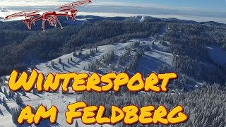 Skigebiet Feldberg im Schwarzwald mit Luftaufnahmen [upl. by Reidid]