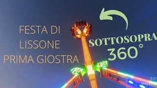 360° LA GIOSTRA ASSURDA in prima persona FESTA DI LISSONE PRIMA GIOSTRA TRA LE PIÙ ADRENALINICHE [upl. by Inot381]