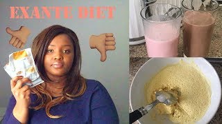 I TRIED THE EXANTE DIET QUICK WEIGHT LOSS PROMISED  Sande Shares [upl. by Jadd437]