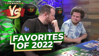 Favorite Commanders Of 2022 Commander VS 323  Magic the Gathering Commander Gameplay [upl. by Rabma481]