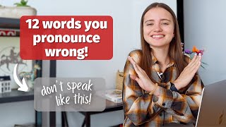 English Words You’re Probably Mispronouncing  Improve Your Speaking Skills in English [upl. by Lak]