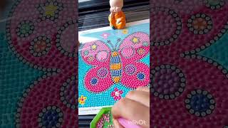 Diamond painting with ash asmr diy relaxation artandcraft [upl. by Latreshia]