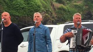 Port Isaac’s Fisherman’s Friends singing Grandfather’s Clock 2018 [upl. by Ives512]