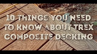 How to install Trex composite decking [upl. by Gennifer10]