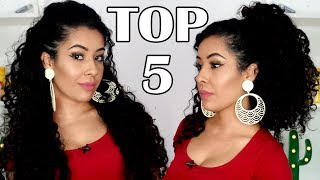 Top 5 PENTEADOS PARA CABELO CACHEADO [upl. by Cowden289]