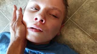 2 minutes glimpse into my boys life Postictal phase after tonic clonic seizure [upl. by Nahraf]