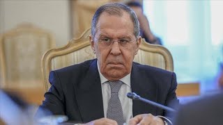 Diffusion en direct Le ministre russe Sergueï Lavrov [upl. by Lachus63]