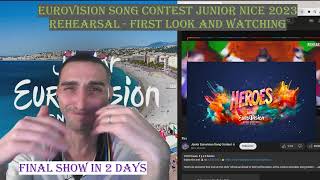 💎FRANCE reacts  EUROVISION JUNIOR NICE 2023 REHEARSALS ARMENIA💎 [upl. by Arod]