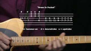 quotBrass In Pocketquot by The Pretenders  365 Riffs For Beginning Guitar [upl. by Bunker]