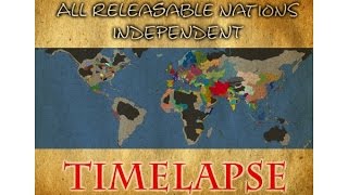 All Releasable Nations Independent Mod  Europa Universalis IV Timelapse [upl. by Shaylynn]