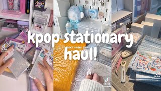 ✨🍡 unboxing kpop stationary supplies asmr tiktok compilation minsbymon [upl. by Shanahan218]