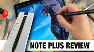 Adonit Note Plus Review  Malen auf dem iPad in ArtStudio und Procreate [upl. by Trin696]