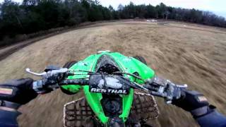 Kfx 450r gopro test wheelies [upl. by Ylime]