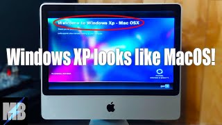 Windows XP  MacOS X Edition on an iMac from 2007 [upl. by Nylirek]