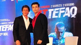 Shahrukh Khan And Karan Johar At Ittefaq Press Conference [upl. by Eseila]