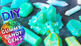 DIY Beautiful Gummy Candy Crystals Kohakutou Gems [upl. by Forta539]