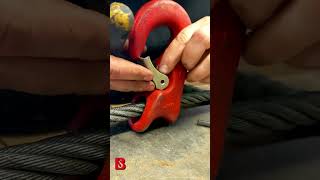 How to Install a Choker Sling Hook Latch Kit  Cranes amp Rigging [upl. by Kyla252]