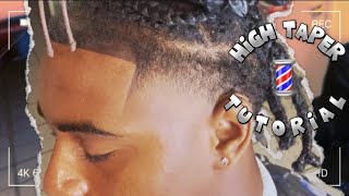 BEST HIGH TAPER BARBER TUTORIAL💈triiipleooo like subscribe fadefam [upl. by Allicirp81]