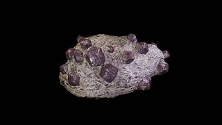 Metamorphic Almandine Garnet Schist Rock [upl. by Drummond]