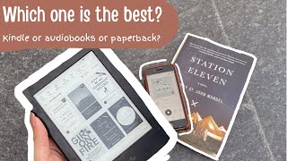 Kindle vs books vs audiobooks which is better for reading [upl. by Nillor]