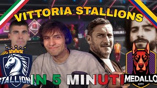 STALLIONS VS MEDALLO IN 5MINUTI  KINGS LEAGUE TURNO 1 [upl. by Enyaz]