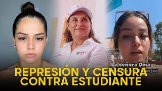 ¡CENSURADA  Obligan a joven a renunciar a sus estudios por hacer un video de Dina Boluarte [upl. by Lenora780]