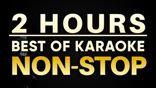 2 HOURS KARAOKE SONGS WITH LYRICS🎤 Bruno Mars Justin Bieber Lady Gaga Billie Eilish etc [upl. by Aimek]