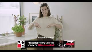 Karine GonthierHyndman choisit KitchenAid  Découvrez le lavevaisselle encastré [upl. by Nowyt7]