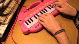 Circuit Bent Barbie Bontempi Keyboard [upl. by Notyad]