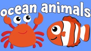 Ocean Animals Learning Ocean Animals for Kids [upl. by Kyte]