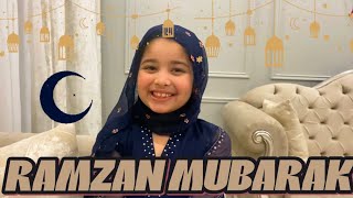 Aayat Arif  Ramzan Mubarak  vlog [upl. by Riamu499]