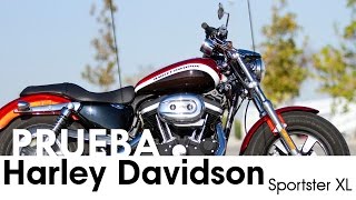 Harley Davidson Sportster XL 1200 Español 2013  videoprueba [upl. by Alurd]