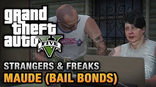 GTA 5  Maude Bail Bonds Wanted Alive or Alive Achievement  Trophy [upl. by Alemrac]