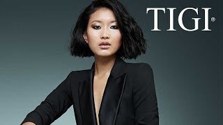 How To Dishevelled Bob  Wavy Bob  Cut amp Style Technique TIGI Copyright  copyrightyourhair [upl. by Anaid]