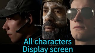 House of ashes All characters display screen  Marine whistle theme [upl. by Itram725]