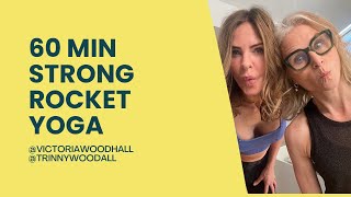 60 minute strong Rocket yoga with Trinny Woodall [upl. by Bristow]