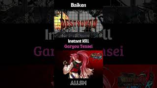 Baiken Instant KiII Garyou Tensei Guilty Gear XX2 Accent Core Plus [upl. by Ellesirg]