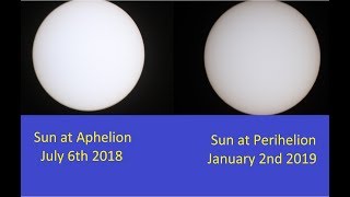 Sun at Aphelion Vs Perihelion [upl. by Ragas]