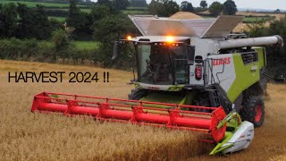 CLAAS TRION 660   KELLY AGRI  Harvest 2024 [upl. by Lucio]