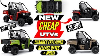 New 2023 Honda Pioneer 520  500 UTV Models Release Review  Changes Explained  50quot Side by Side [upl. by Nolrev]