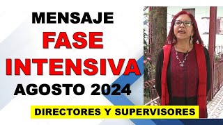 Mensaje CTE fase intensiva Secretaria de educación Leticia Ramírez Amaya Agosto de 2024 😊 Directores [upl. by Rodman]