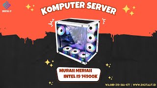 JUAL KOMPUTER SERVER INTEL I9 14900K SPEK DEWA [upl. by Reve]