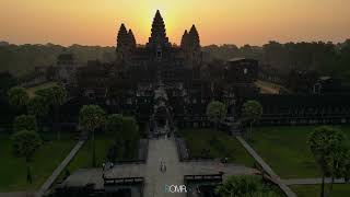 Angkor Wat Temple ប្រាសាទអង្គរវត្ត​ Drone Footage DJI Mini 3 Pro 4K [upl. by Kachine]