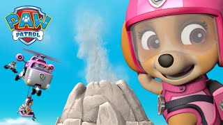 Skye saves Tigers from a volcano and more  PAW Patrol  Cartoons for Kids Compilation [upl. by Nylodnew]