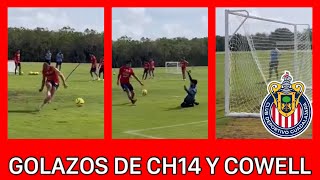 🔥VIDEO Así definieron Chicharito y Cade Cowell en pretemporada de Chivas  Goles Chivas pretemporada [upl. by Arayc717]