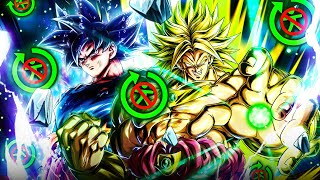 HAHA NO SWITCHING FOR YOU UUI AND LF BROLY BAN YOU FROM SWITCHING CHARACTERS  Dragon Ball Legends [upl. by Guyer485]