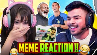 Headphones 🎧 FUNNY MEMES REACTION 😂 w blossomOwO [upl. by Emearg]