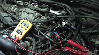 How to test a fuel injector circuit with basic tools open control wire [upl. by Oiliduab820]