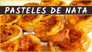 Receta de los pasteles de nata portugueses Pasteis de nata [upl. by John466]