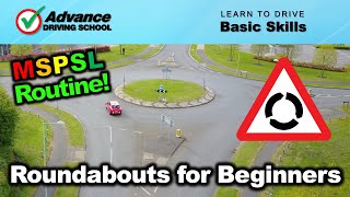 Roundabouts for Beginners  Learn to drive Basic skills [upl. by Erdnad]